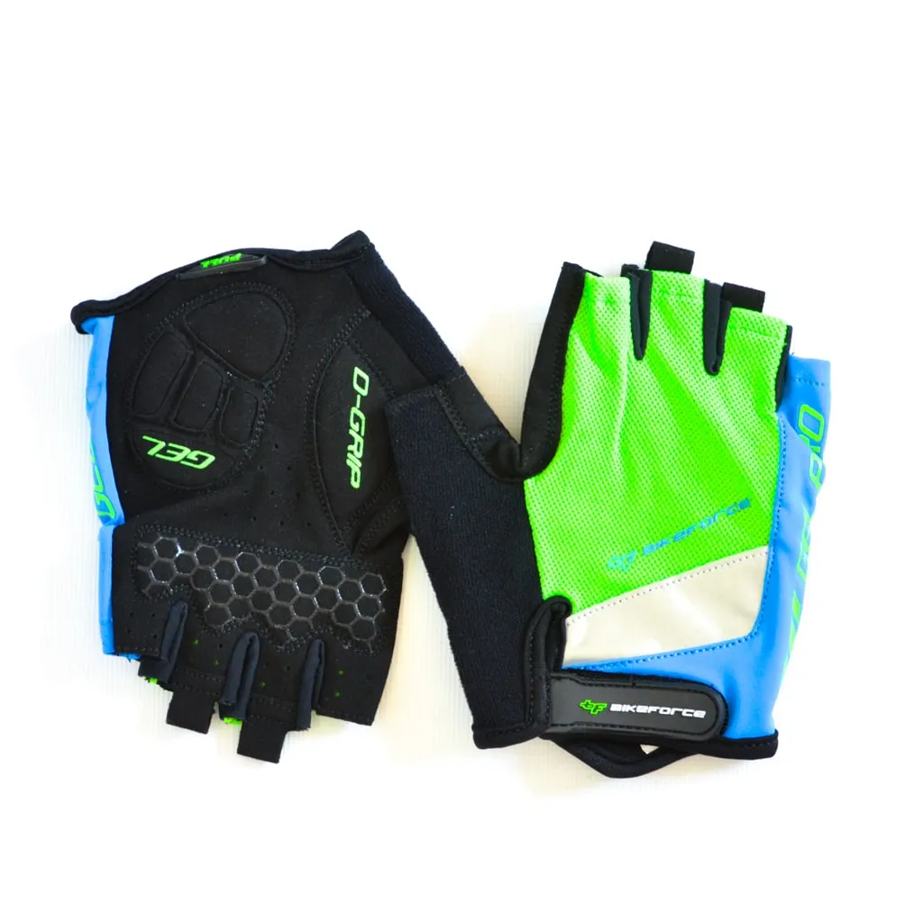 Echipamente - Manusi BIKEFORCE Luminite blue-black S