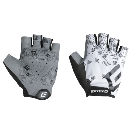Echipamente - Manusi Ciclism EXTEND SPIREA M Alb-Negru