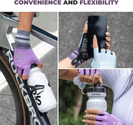 Manusi Ciclism Rockbros Dama, Mov, Marimea L [2]