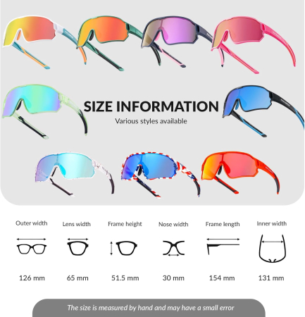 Ochelari de ciclism ROCKBROS pentru copii, ochelari fotocromatici/polarizați, ochelari de ciclism UV400 - [3]