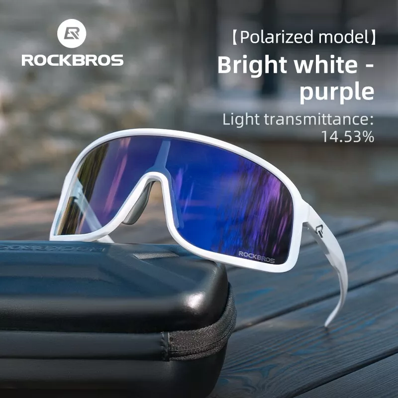 Ochelari - Ochelari de soare ROCKBROS polarizați/Fotocromatici, ochelari de soare anti-vânt pentru ciclism
