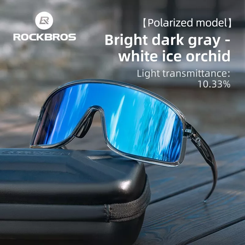 Ochelari - Ochelari Rockbros polarizati SP350 gri albastru