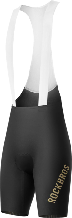 Echipamente - Pantaloni scurți de ciclism ROCKBROS cu bretele, cu inserție (padd), pentru bărbați – respirabili, cu uscare rapidă, potriviți pentru bicicletă de șosea și MTB