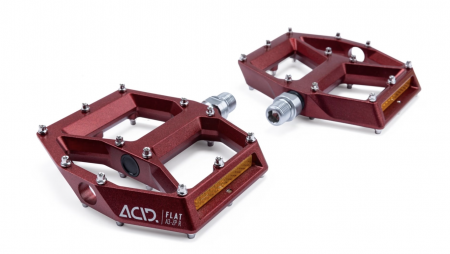 Pedale ACID FLAT A3-ZP R Rosu [2]