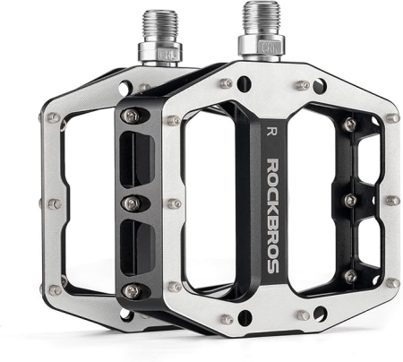 Accesorii pedale - Pedale pentru bicicletă ROCKBROS, pedale plate din aluminiu