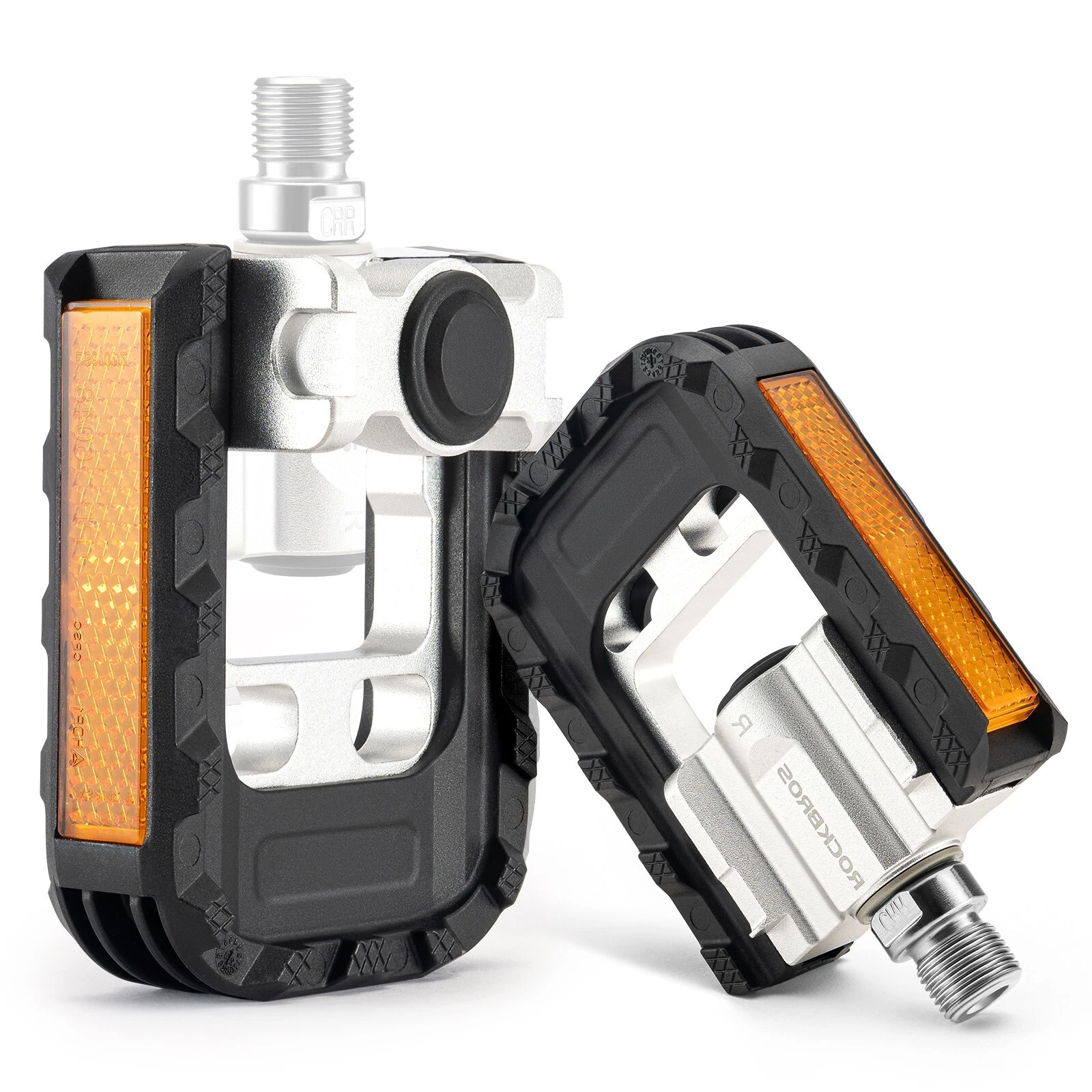 Pedale - Pedale pentru bicicletă ROCKBROS, pedale pliabile din aluminiu