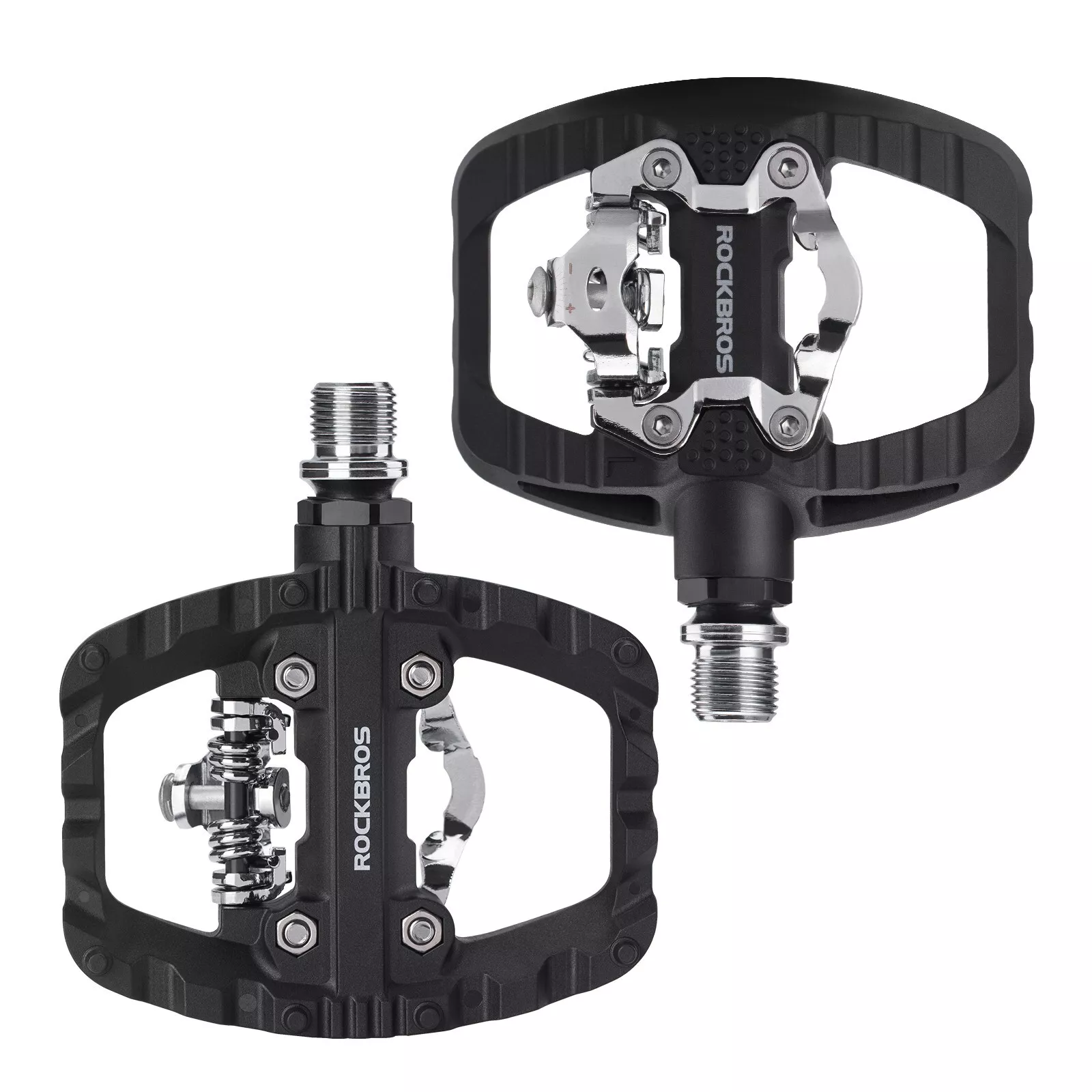 Accesorii pedale - Pedale ROCKBROS 2in1 MTB