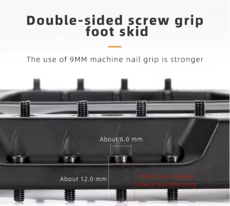 Pedale Rockbros ultra-usoare, cu rulmenți de etanșare, antiderapante, plate, [2]