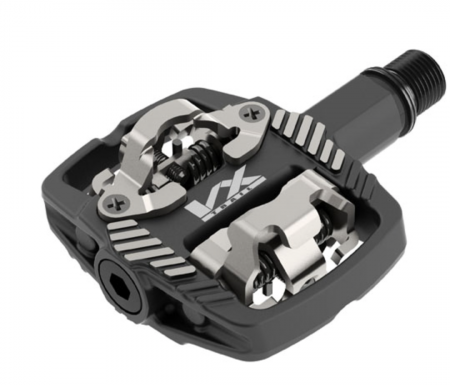 Piese - Pedale Spd Bicicleta Vp Vx-2500 (Vx Trail), Cu Platforma, Argintii Negre