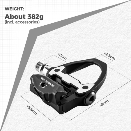 Pedale SPD Rockbros, Ciclism Sosea [5]