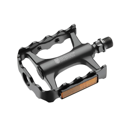 Pedale - Pedale Union SP-160 1-piece aluminiu negru filet 9/16