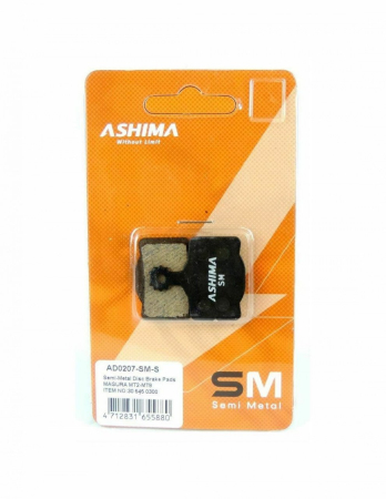 Piese - Placute frana Ashima AD0207, semi-metalice, compatibile Magura MT2/4/6/8, AM