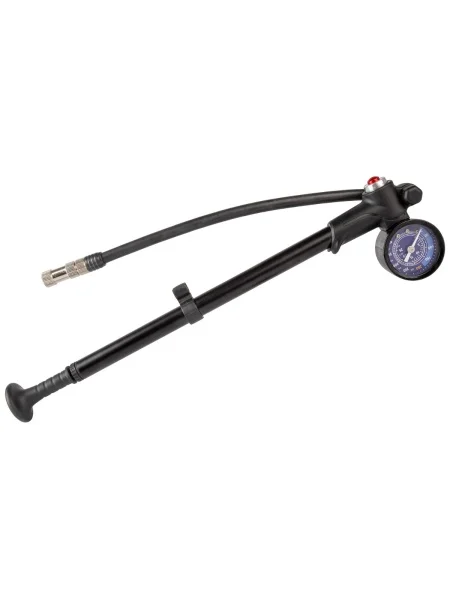 Accesorii - Pompa M-Wave pentru furca și shock bicicleta, 400 PSI, negru, cu manometru, 174 g