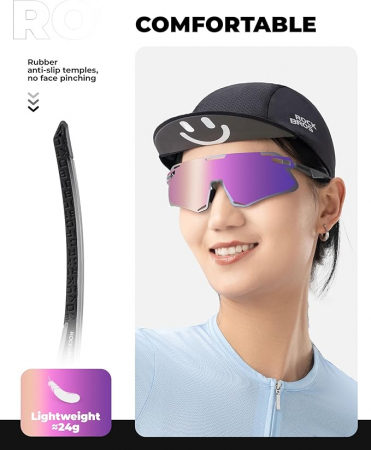 Ochelari de Ciclism cu Ramă TR90, Ochelari de Soare Sport pentru Sporturi în Aer Liber – Bicicletă [2]