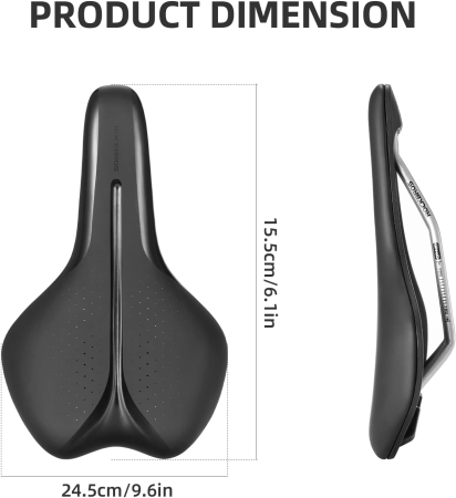 Șa de bicicletă ROCKBROS Comfort, cu gel, pentru bărbați/femei, MTB [3]