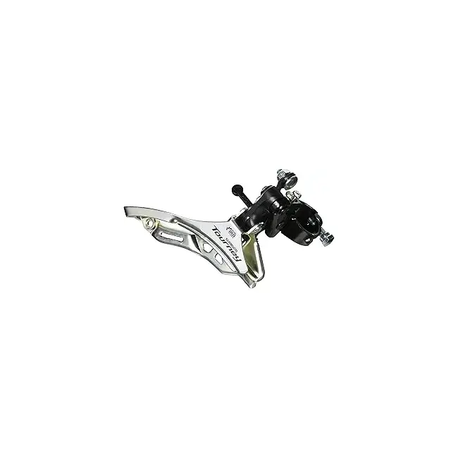 Piese - Schimbator fata 3x6/7 viteze Shimano Tourney TY300, tragere de jos, 42T argintiu