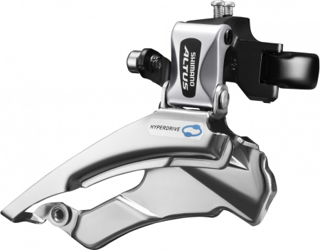 Piese - Schimbator fata Shimano Altus FD-M313 pentru 3x7/8v tragere dubla colier 34.9mm pentru 42/48T 63-66