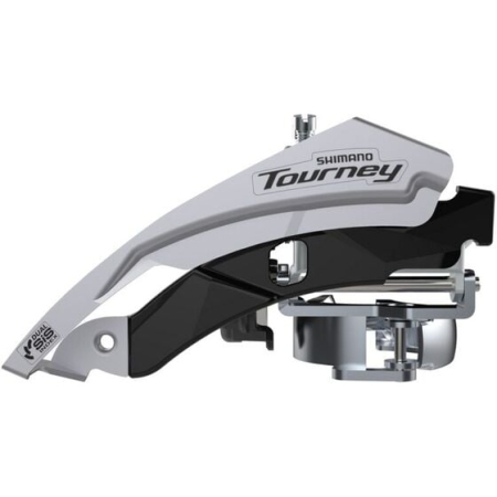 Schimbatoare viteze - Schimbător Față Shimano Tourney FD-TY600-L6, 3x6/7/8 Viteze, Foaie 42T, Top Swing, Dual Pull