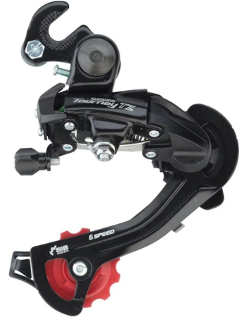 Piese - Schimbator Spate Shimano Tourney RD-TZ500-GS, 6 Viteze, Prindere directa