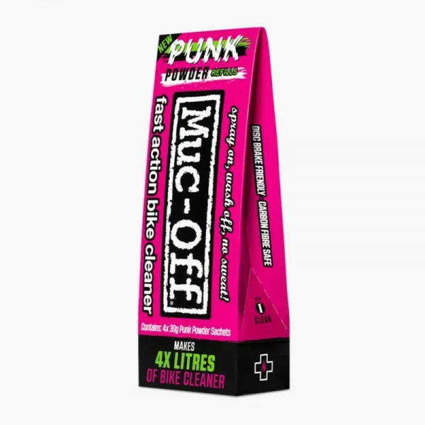 Intretinere bicicleta - Set 4 plicuri detergent pudra Muc-off Punk Powder