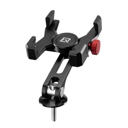 Accesorii - Suport telefon in X, Rockbros, aluminiu, negru