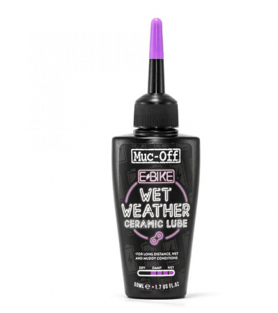 Accesorii - ULEI LUBRIFIANT CERAMIC PENTRU LANT - CONCEPUT SPECIAL PENTRU BICICLETE ELCTRICE E-BIKE - WET - 50ML