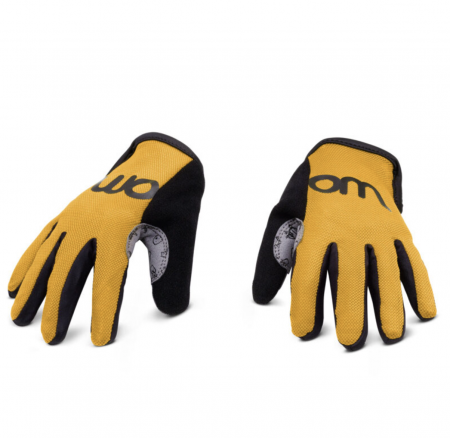 Manusi - Woom - manusi ciclism copii tens bike gloves - galben, marimea 6