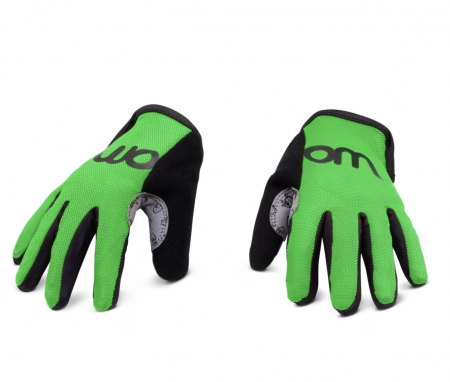 Manusi - Woom - manusi ciclism copii tens bike gloves - verde, marimea 6
