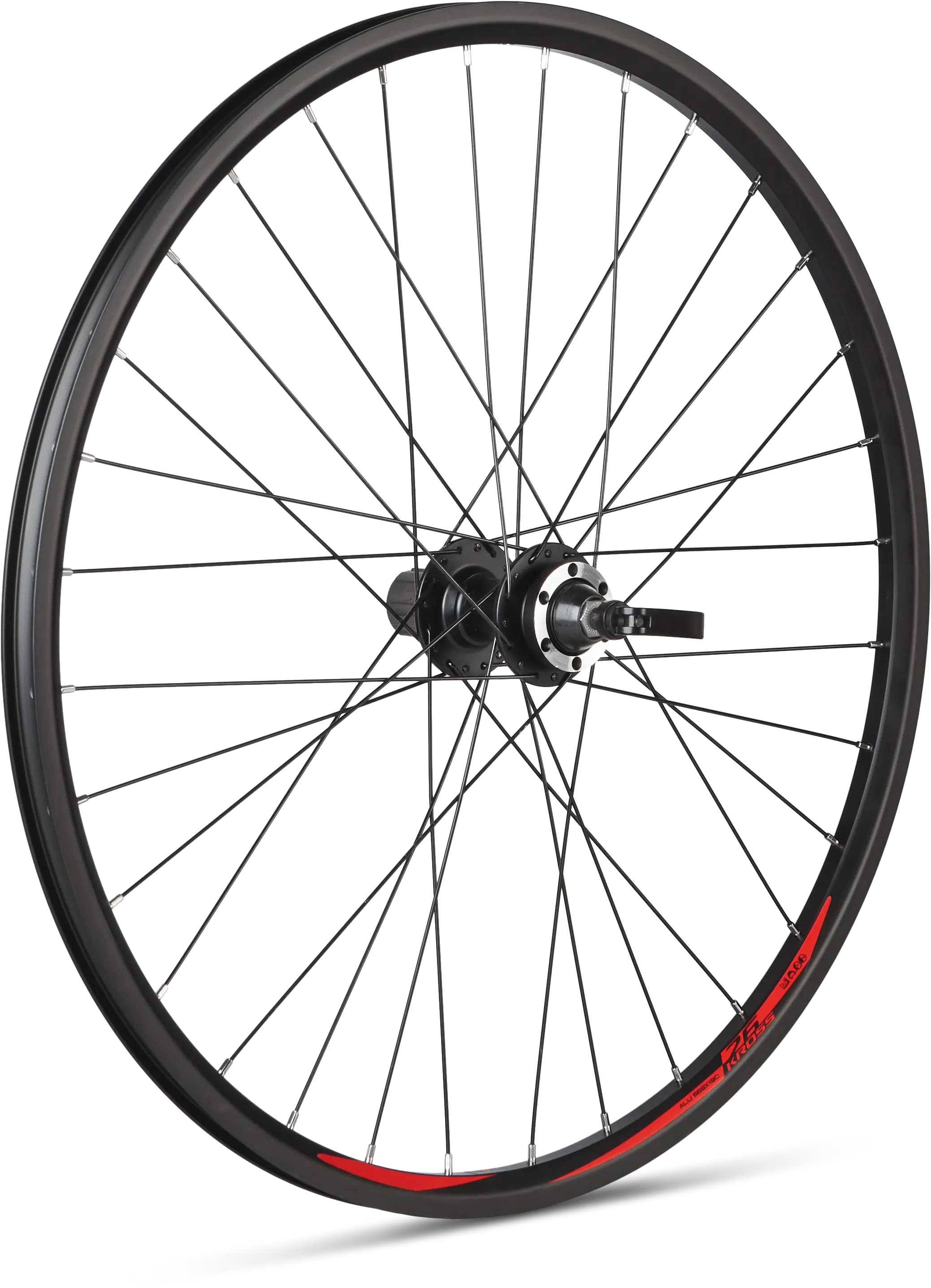 Roata Spate (26") Kross Level Disc, Negru/Rosu, Caseta Shimano HG [1]