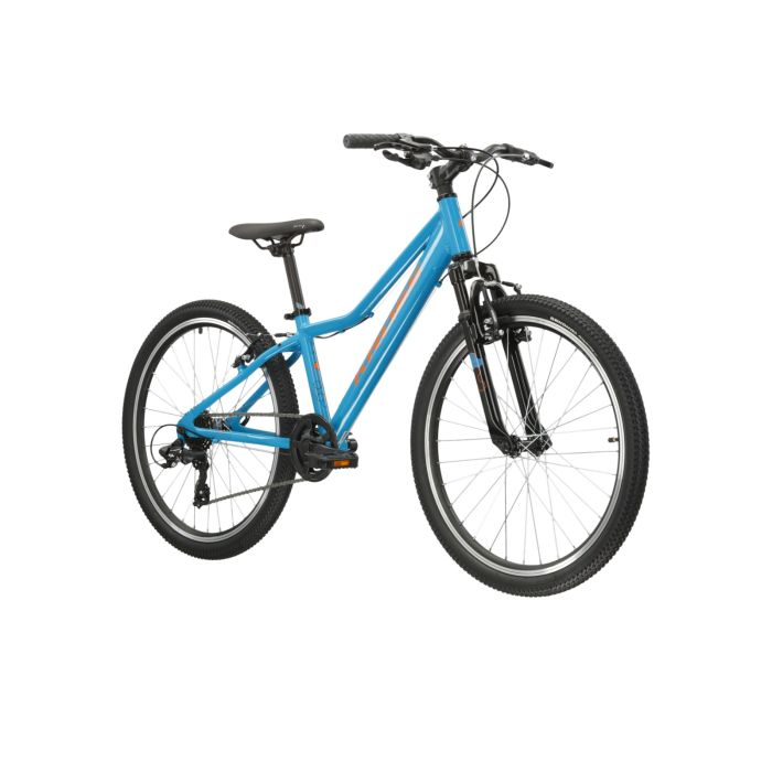 Bicicleta Copii Kross Hexagon JR 1.0, 24x12, Bleu/Oranj [3]
