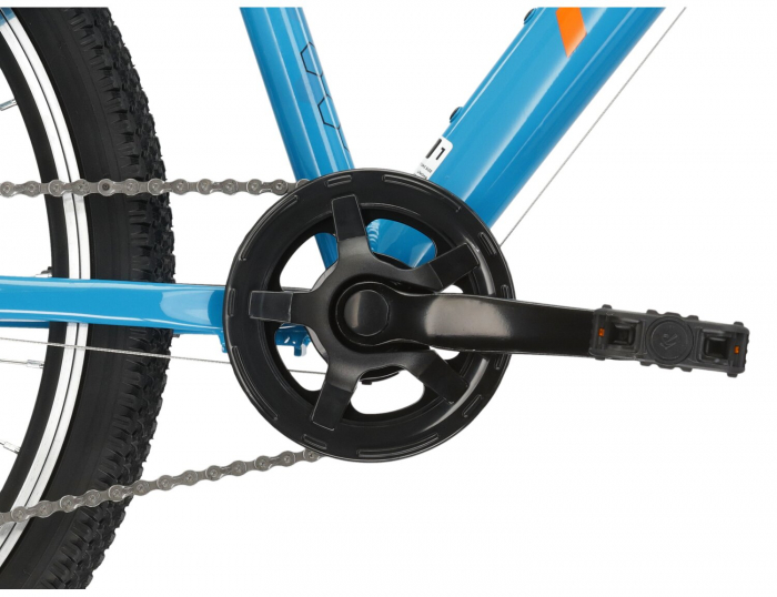 Bicicleta Copii Kross Hexagon JR 1.0, 24x12, Bleu/Oranj [6]