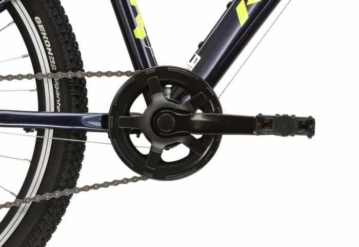 Bicicleta Copii Kross Hexagon JR 1.0, 24x12, Navy/YellowFluo [6]