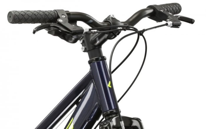 Bicicleta Copii Kross Hexagon JR 1.0, 24x12, Navy/YellowFluo [4]