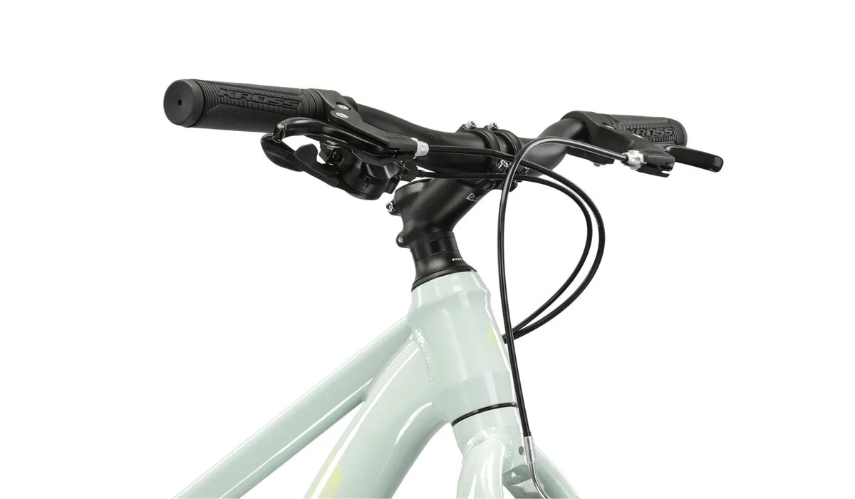 Bicicleta Copii Kross Lea JR 1.0, 24x12, Menta/Galben [4]