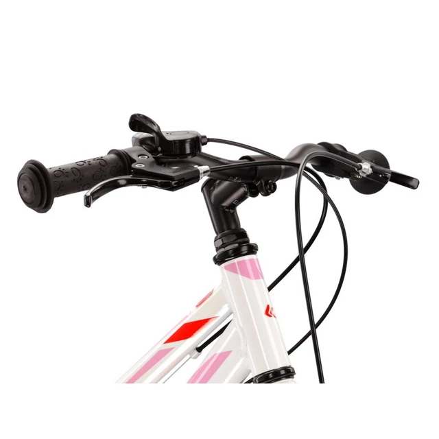 Bicicleta Copii Kross Lea Mini 2.0, 20x11, Alb/Rosu/Roz [3]