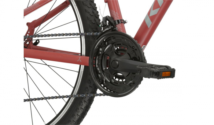 Bicicleta MTB Kross 2025 Lea 1.0 26", Bordo/Gri, XS (26x15) [6]