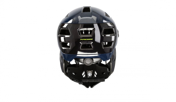 Casca Integrala Kross MTB Junior Salti FF, Negru, S, casca fullface, casca cu barbie [3]