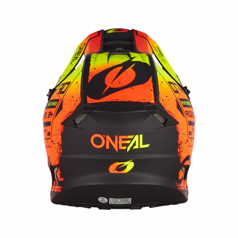 Casca Integrala O'Neal 5SRS Polyacrylite Scarz V.24, Negru/Rosu/Galben, casca fullface, casca cu barbie [4]