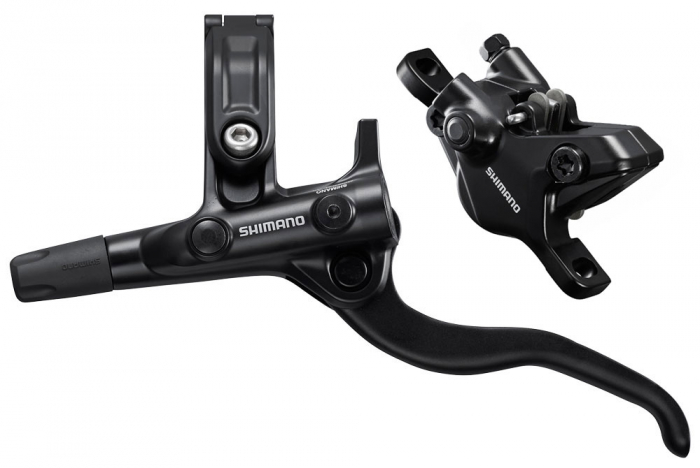 Frana Disc Fata Shimano Deore, Maneta BL-M4100(Stanga), Etrier BR-MT410, Conducta 95cm, Asamblata [1]