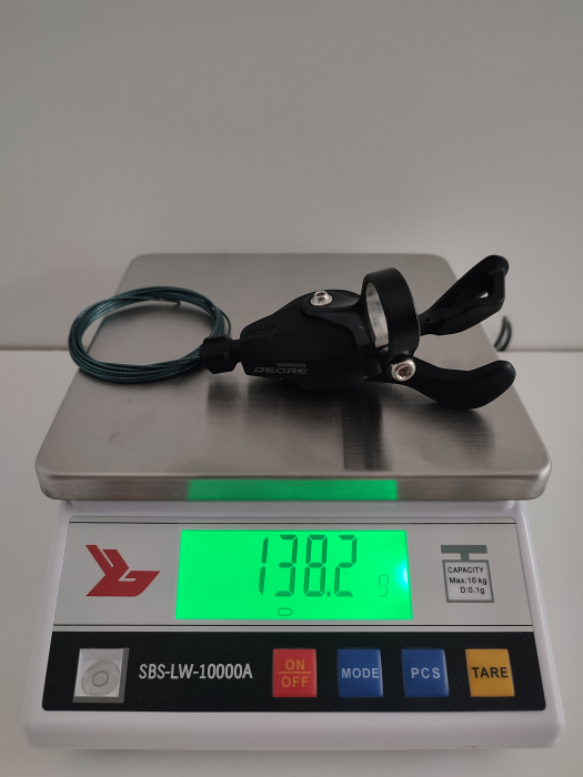 maneta schimbator, shifter pinioane dreapta spate Shimano Deore SL-M4100-R, 10v, 10 viteze [2]
