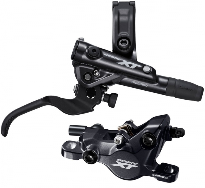 Frana Disc Fata Shimano Deore XT,2 pistoane, Maneta BL-M8100(Stanga), Etrier BR-M8100, Conducta 170cm, JKIT [1]