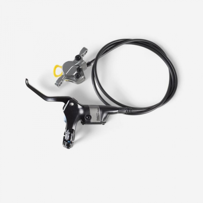 Frana Disc Fata Shimano Deore, 4 pistoane, Maneta BL-M4100(Stanga), Etrier BR-MT420, Conducta 95cm, Asamblata [1]