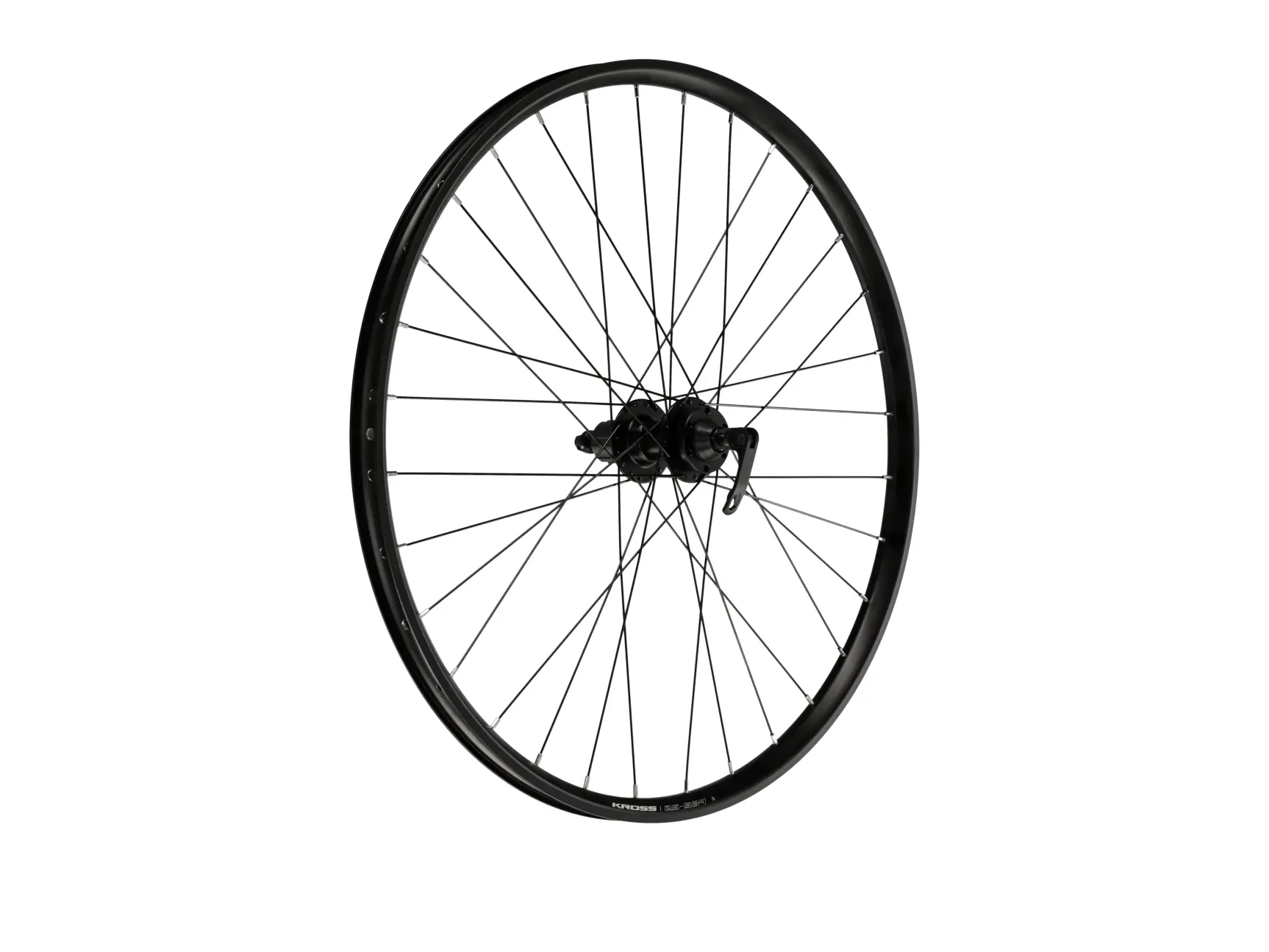 Roți - (29") Kross Level Disc, Negru/Albastru, Caseta Shimano HG