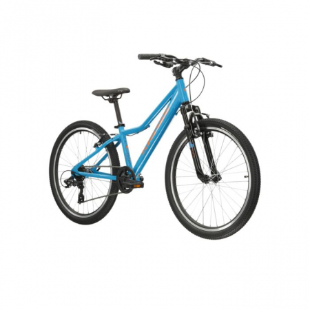 Bicicleta Copii Kross Hexagon JR 1.0, 24x12, Bleu/Oranj [2]