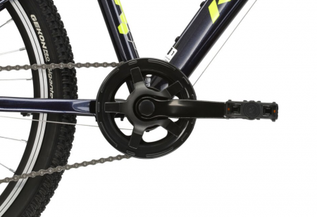 Bicicleta Copii Kross Hexagon JR 1.0, 24x12, Navy/YellowFluo [5]