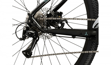 Bicicleta MTB Kross 2025 Lea 3.0 27.5", Negru/Menta, XS (27x14) [4]
