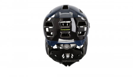 Casca Integrala Kross MTB Junior Salti FF, Negru, S, casca fullface, casca cu barbie [2]