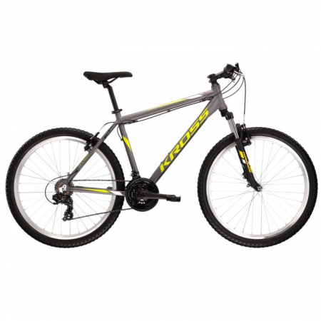 Biciclete - Kross Hexagon ZZ 26" Gri/Lime