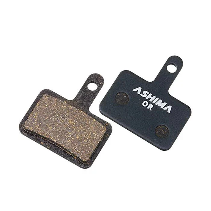 Plăcuțe frână - (Resin) Placute Frana Ashima AD0102 compatibil Shimano Tip B (MT200, MT410) / Tektro, Organice