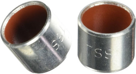 Amortizoare - Set 2buc bucsa metalica, interior teflon, ID 1/2" (12.7mm) OD 15mm pentru ochi amortizor